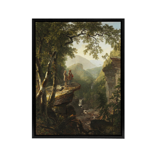 Asher Brown Durand Kindred Spirits Black Framed Canvas Wall Art Print