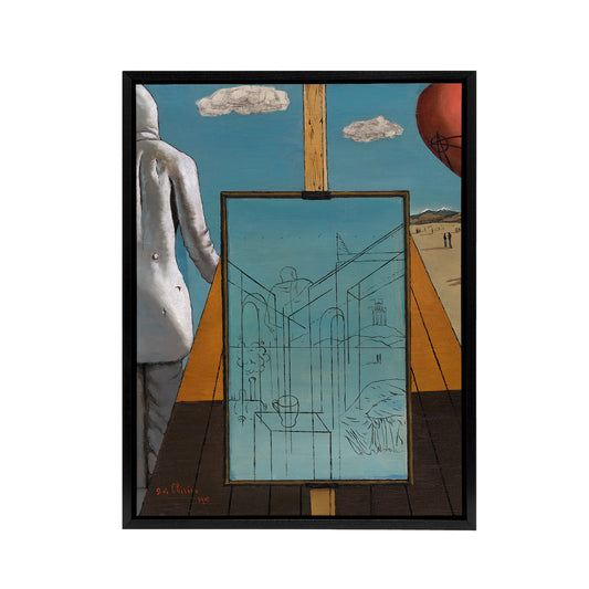 Giorgio De Chirico Double Dream Spring Black Framed Canvas Wall Art Print