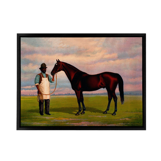 After Henry Stull Bonnie Scotland Black Framed Canvas Wall Art Print
