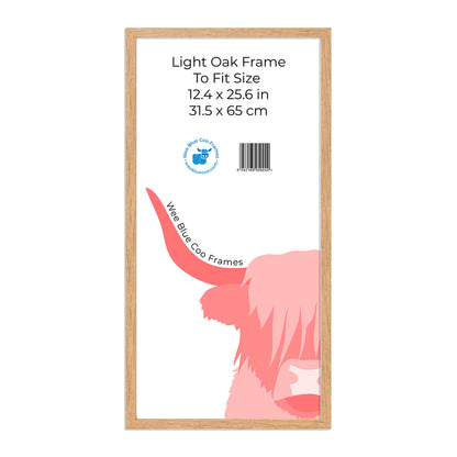 12x25 Inch Wooden Picture Frame