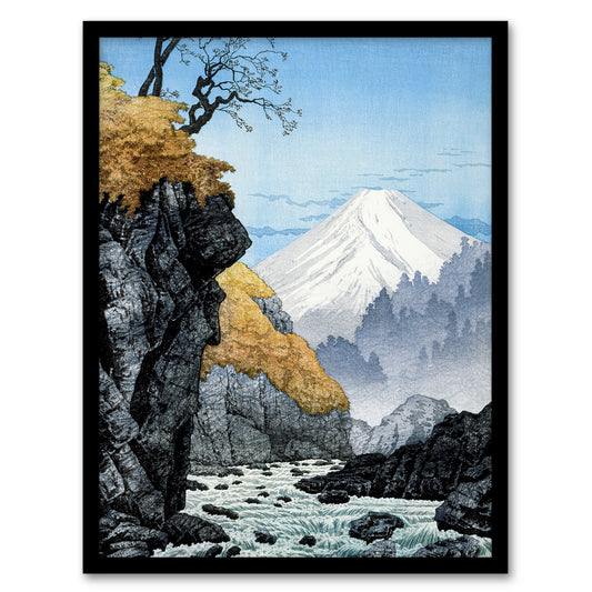 Hiroaki Takahashi Framed Wall Art Print Foot Of Mount Ashitaka Home Décor