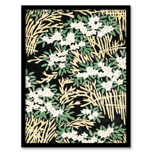 Shin Bijutsukai Framed Wall Art Print Abstract Floral Forest Pattern Home Décor