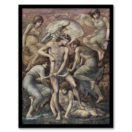 Edward Burne Jones Framed Wall Art Print Cupid's Hunting Fields Home Décor