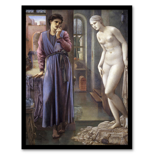 Edward Burne Jones Framed Wall Art Print Pygmalion and Galatea Home Décor