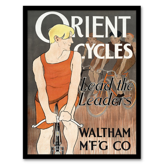Edward Penfield Framed Wall Art Print Vintage Bicycle Advert Cycles Home Décor