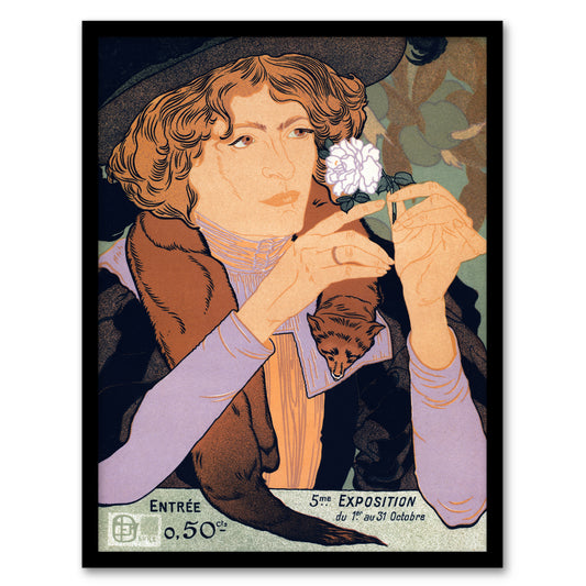 Georges de Feure Framed Wall Art Print Salon des Cent Vintage Advert Home Décor