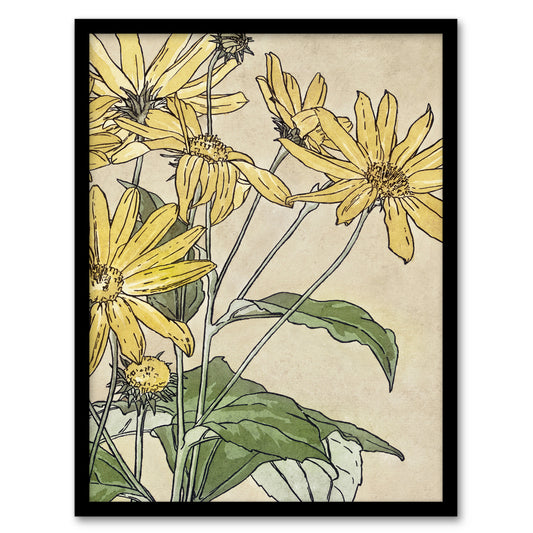 Hannah Borger Overbeck Framed Wall Art Print Sunflowers Watercolour Home Décor