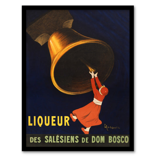 Leonetto Cappiello Framed Wall Art Angelus Liquor of Priests Advert Home Décor