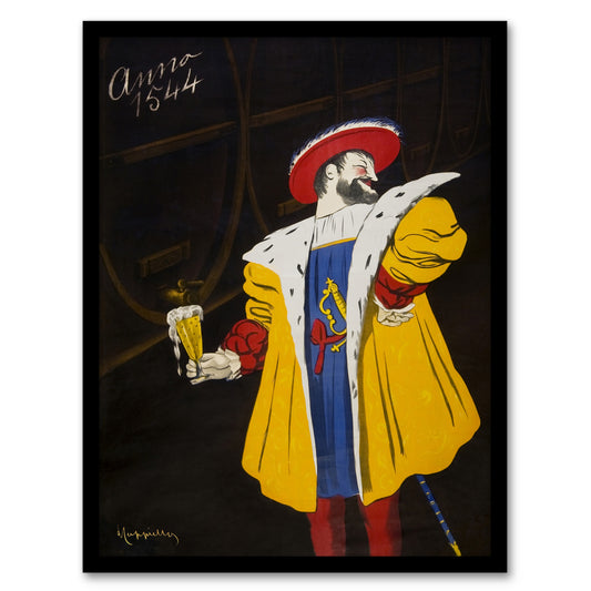 Leonetto Cappiello Framed Wall Art Vintage Fort Carre Beer Advert Home Décor