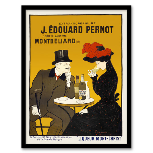 Leonetto Cappiello Framed Wall Art Liqueur Mont Christ Vintage Advert Home Décor