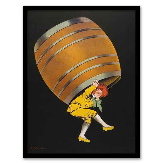 Leonetto Cappiello Framed Wall Art Cognac Pellisson Vintage Advert Home Décor