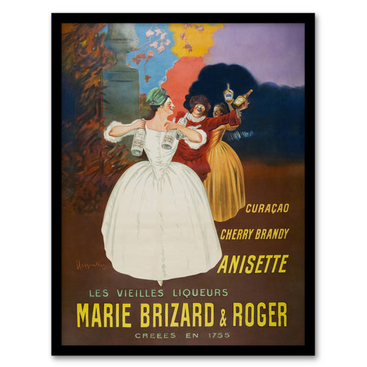 Leonetto Cappiello Framed Wall Art The Old Liqueurs Vintage Advert Home Décor