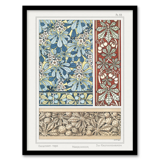 Maurice Pillard Verneuil Framed Wall Art Print Chestnut Tree Patterns Home Décor