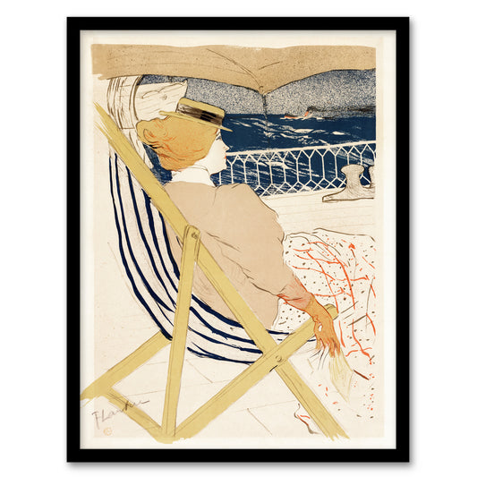 Toulouse Lautrec Framed Wall Art Print Ocean Cruise Passenger Home Décor