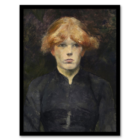 Toulouse Lautrec Framed Wall Art Print Portrait of Carmen Gaudin Home Décor