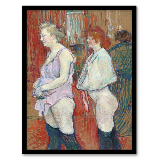 Toulouse Lautrec Framed Wall Art Print The Medical Inspection Home Décor