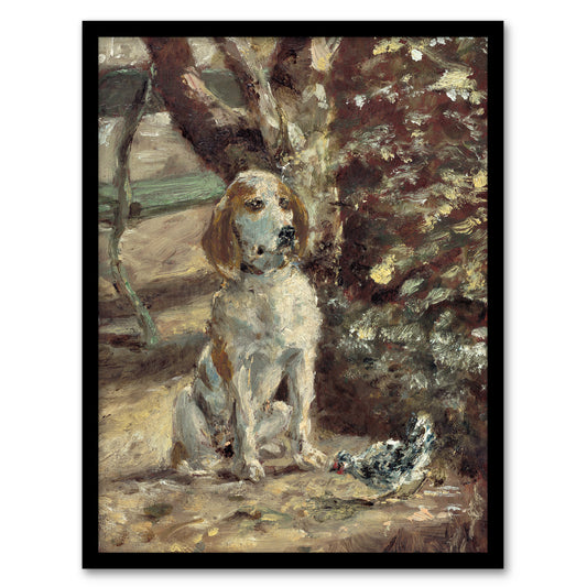 Toulouse Lautrec Framed Wall Art Print The Artists Dog Fleche Home Décor