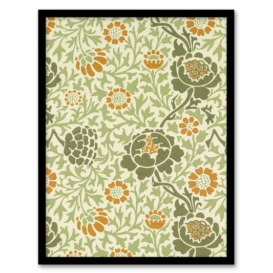 William Morris Framed Wall Art Print Grafton 1883 Floral Motif Home Décor