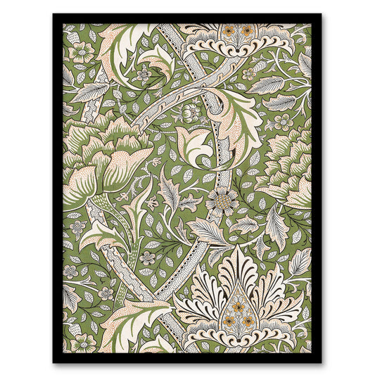 William Morris Framed Wall Art Print Windrush Floral Filigree Pattern Home Décor