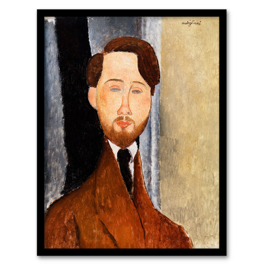 Amedeo Modigliani Framed Wall Art Print Leopold Zborowski Portrait Home Décor