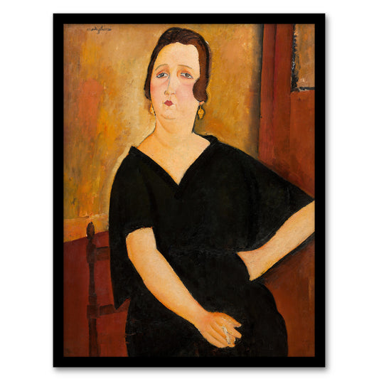 Amedeo Modigliani Framed Wall Art Print Madame Amedee Portrait Home Décor