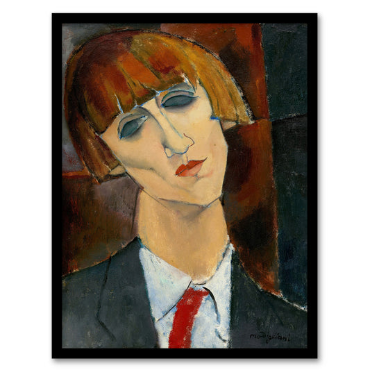 Amedeo Modigliani Framed Wall Art Print Madame Kisling Portrait Home Décor