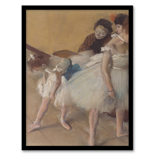 Edgar Degas Framed Wall Art Print Ballerina Dance Examination Home Décor