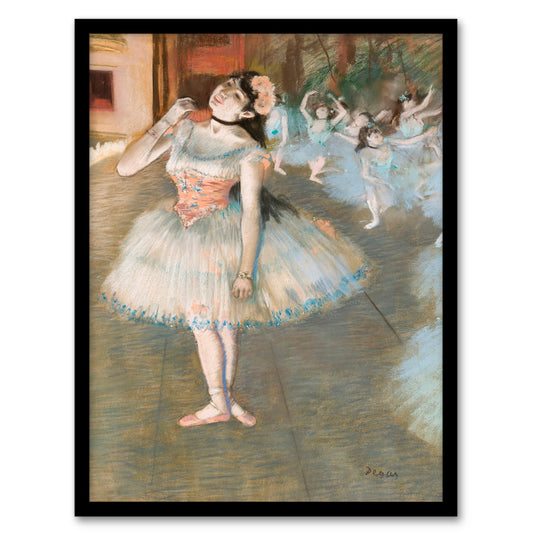 Edgar Degas Framed Wall Art Print The Star Ballet Dancer Portrait Home Décor
