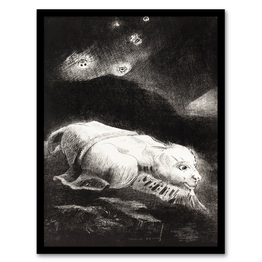 Odilon Redon Framed Wall Art Print Life Awakening in Obscure Matter Home Décor