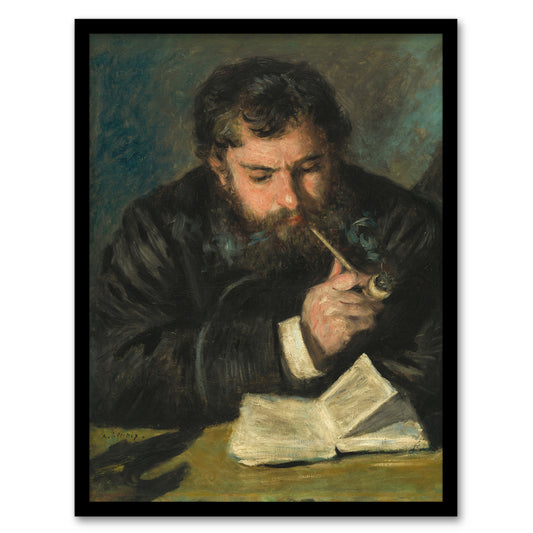 Pierre Auguste Renoir Framed Wall Art Print Claude Monet Portrait Home Décor