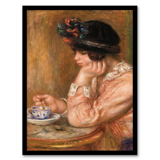 Pierre Auguste Renoir Framed Wall Art Print Cup of Chocolate Home Décor