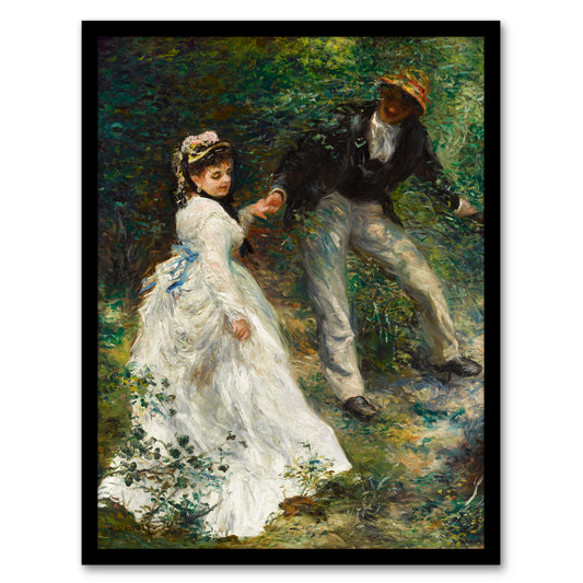 Pierre Auguste Renoir Framed Wall Art Print The Promenade Couple Home Décor