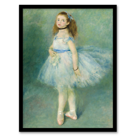 Pierre Auguste Renoir Framed Wall Art The Dancer Portrait Painting Home Décor
