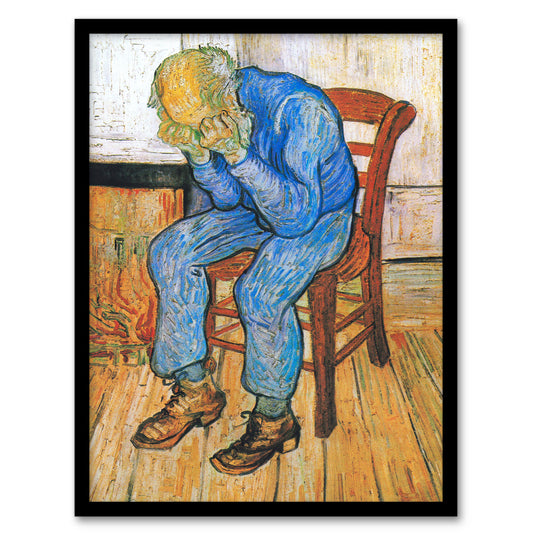Van Gogh Framed Wall Art Print At Eternitys Gate Sorrowing Old Man Home Décor
