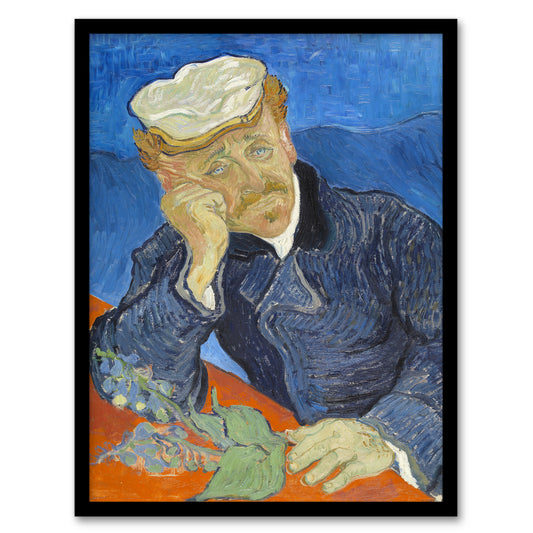 Vincent van Gogh Framed Wall Art Print Dr Paul Gachet Portrait Home Décor