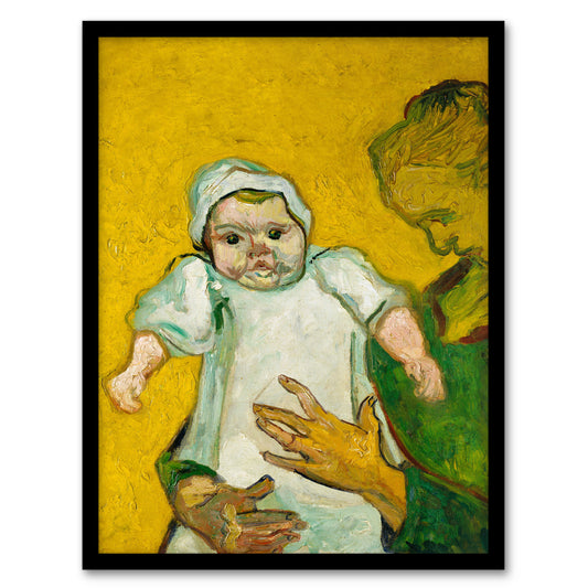 Vincent van Gogh Framed Wall Art Print Madame Roulin and Her Baby Home Décor