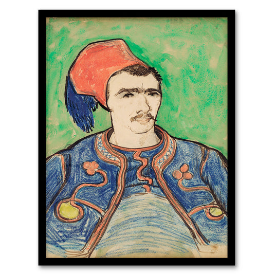 Vincent van Gogh Framed Wall Art Print The Zouave Infantryman Home Décor