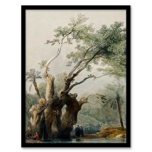 David Roberts Framed Wall Art Print The Holy Tree of Metereah Home Décor