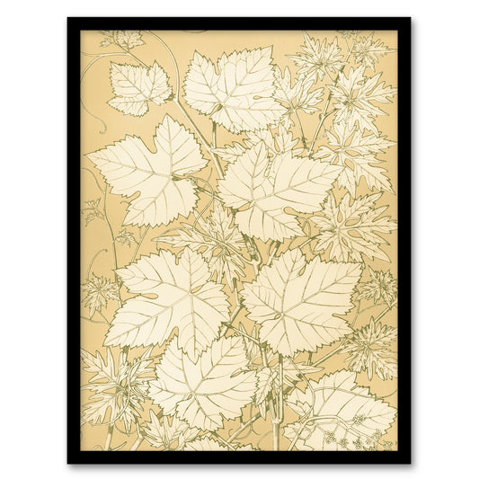 Owen Jones Framed Wall Art Leaves From Nature No 2 Vintage Botanical Home Décor