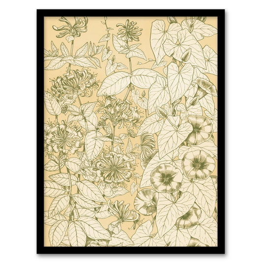 Owen Jones Framed Wall Art Leaves From Nature No 9 Vintage Botanical Home Décor