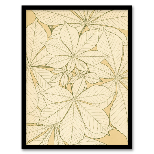 Owen Jones Framed Wall Art Leaves From Nature No 1 Vintage Botanical Home Décor