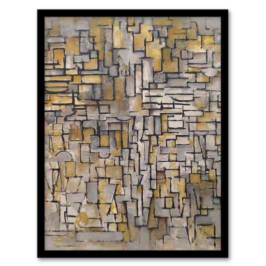 Piet Mondrian Framed Wall Art Print Tableau No 2 Composition No VII Home Décor