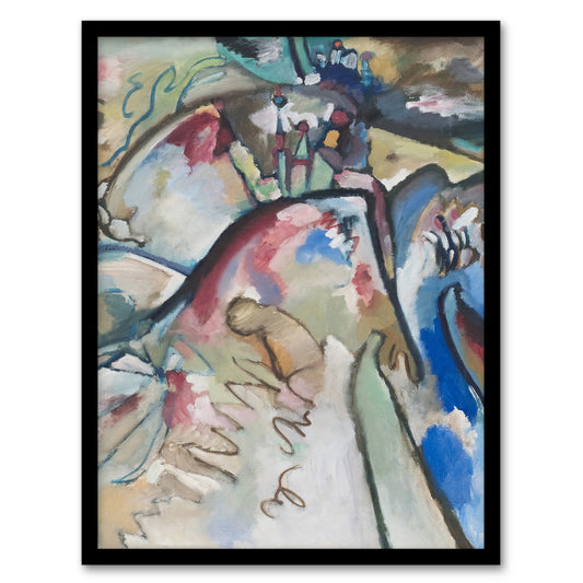 Kandinsky Framed Wall Art Print Improvisation 21A Abstract Landscape Home Décor