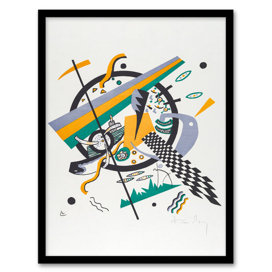 Wassily Kandinsky Framed Wall Art Small Worlds IV Abstract Painting Home Décor
