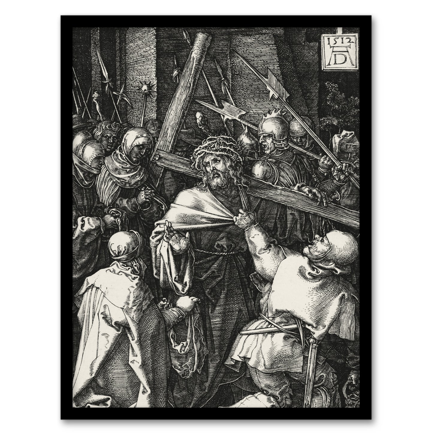 Albrecht Durer Bearing of the Cross to Golgotha Framed Wall Art Picture Print