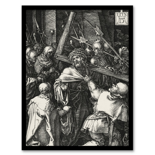 Albrecht Durer Bearing of the Cross to Golgotha Framed Wall Art Picture Print