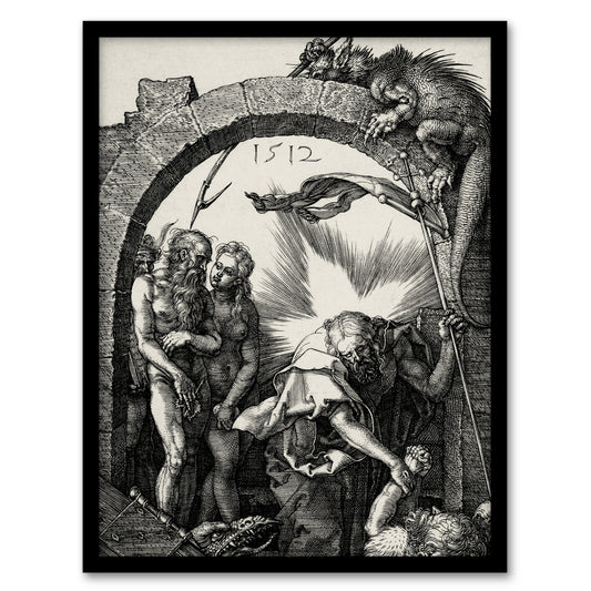 Albrecht Durer Harrowing of Hell Christ in Limbo Framed Wall Art Print