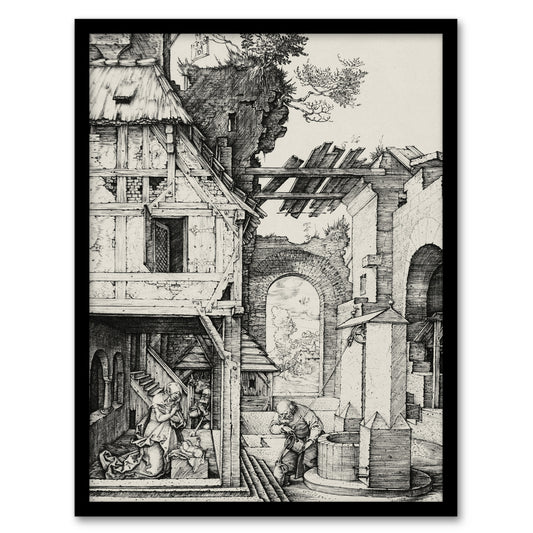Albrecht Durer The Nativity Birth of Jesus Christ Framed Wall Art Print