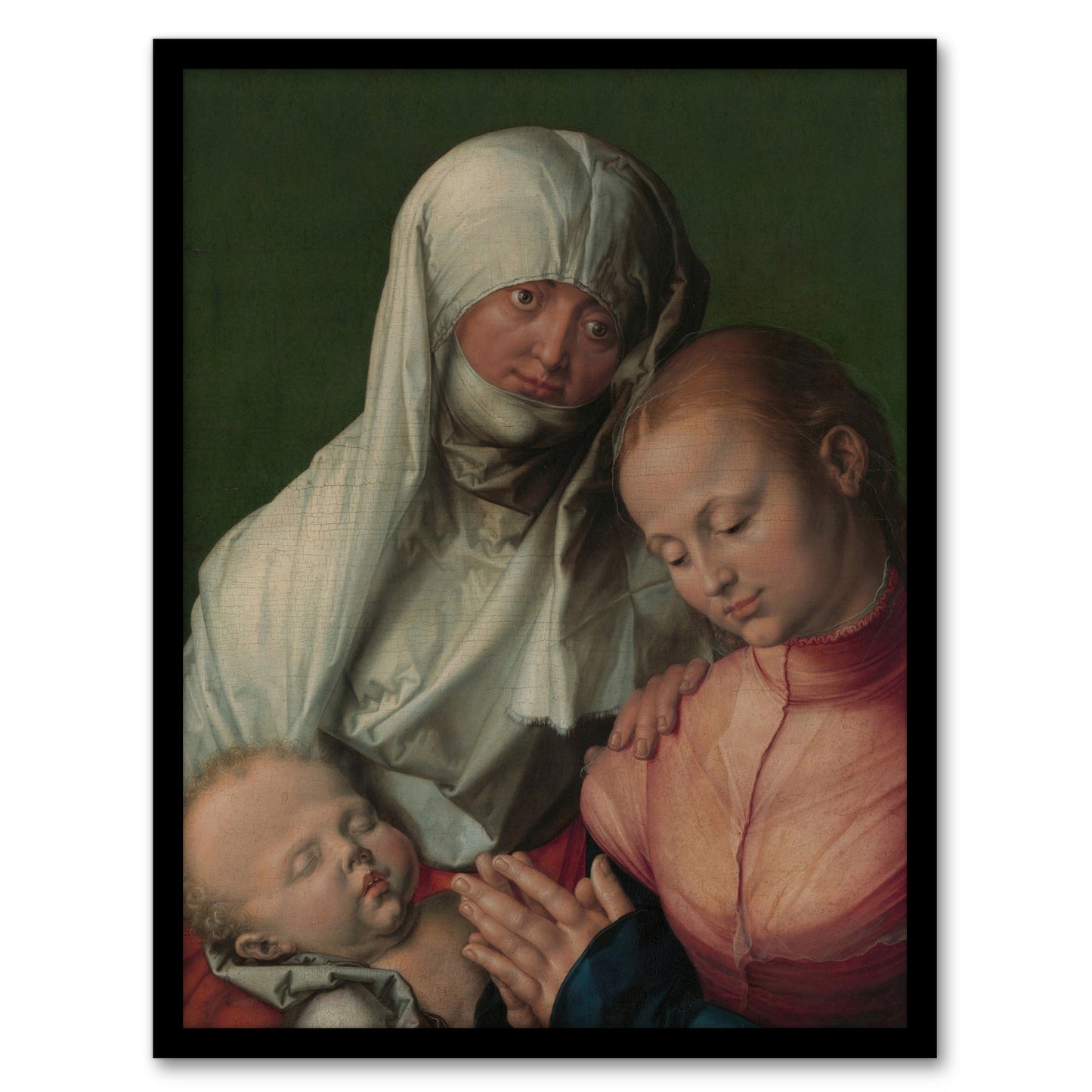 Albrecht Durer The Virgin and Child with Saint Anne Framed Wall Art Print