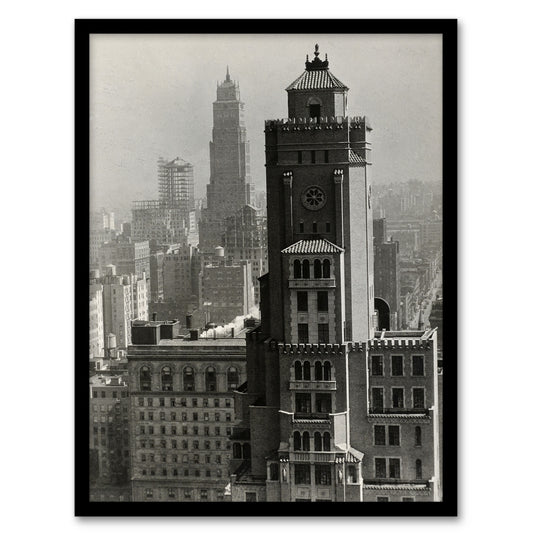 Alfred Stieglitz New York City Cityscape Photograph Framed Wall Art Print